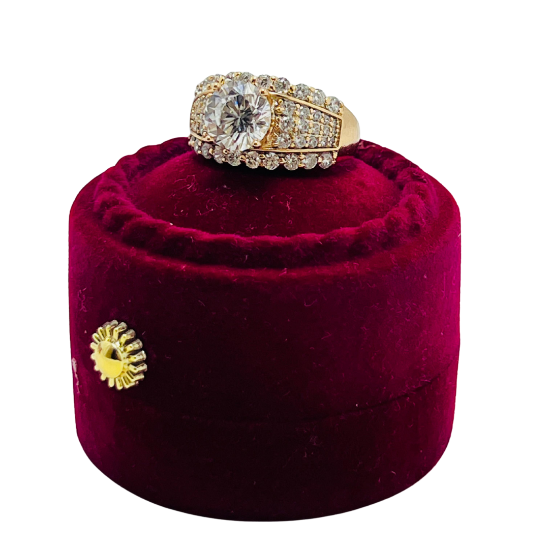 Rose Gold Diamond Solitaire Ring