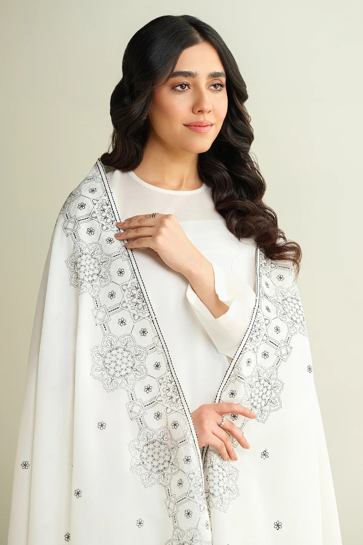 Embroidered Dupatta