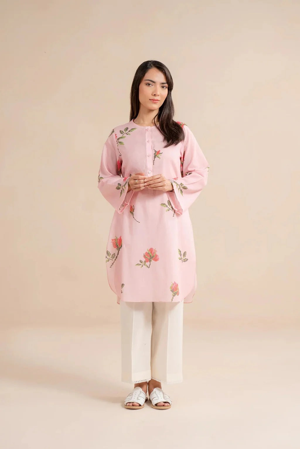 1 Piece Printed Lawn Shirt