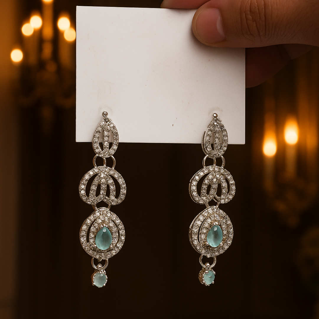 Elegant Emerald & Diamond Necklace Set – Luxury Jewellery for Special Occasions